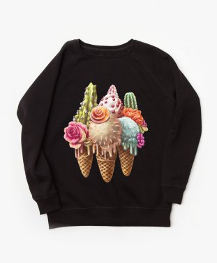 Жіночий світшот Cactus ice cream