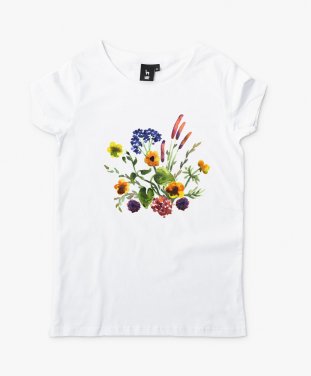 Жіноча футболка Квіти