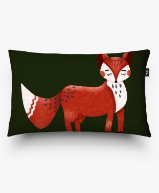 Подушка прямокутна Мила лисиця 