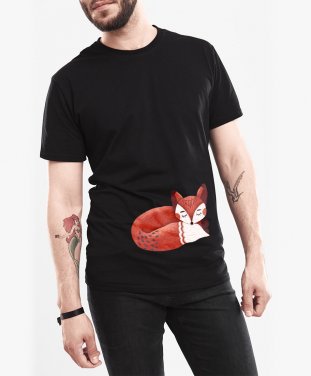 Чоловіча футболка Сонна лисиця 