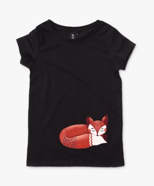 Жіноча футболка Сонна лисиця 