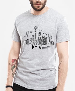 Чоловіча футболка Символи Києва 