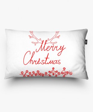 Подушка прямокутна Merry Christmas