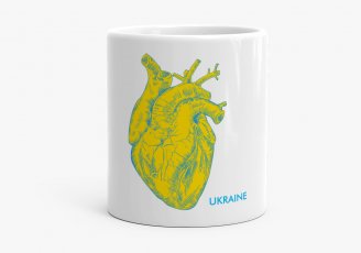 Чашка серце України