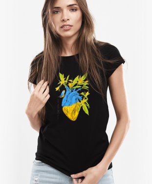 Жіноча футболка Серце України