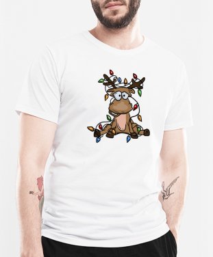 Чоловіча футболка Веселий олень