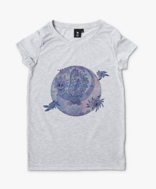 Жіноча футболка Little lilac dragon