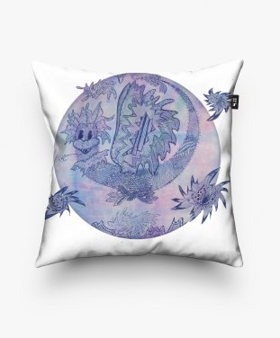 Подушка квадратна Little lilac dragon