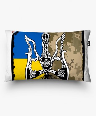 Подушка прямокутна Тризуб України-Русі