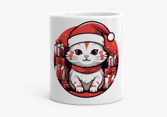 Чашка Новорічний Кіт