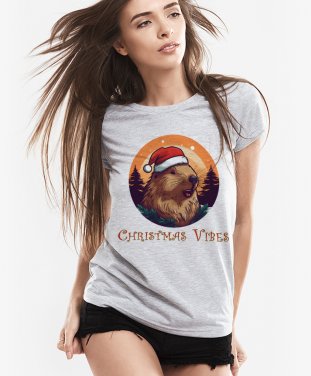 Жіноча футболка Різдвяний Настрій