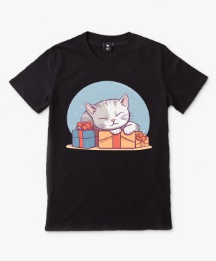 Чоловіча футболка Подарунковий Кіт