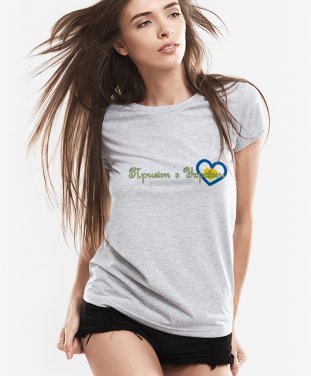 Жіноча футболка Привіт з України