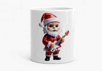Чашка Веселий, милий Санта Клаус із гітарою