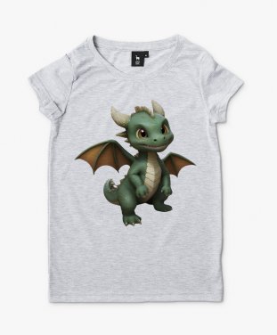 Жіноча футболка Милий маленький дракончик.
