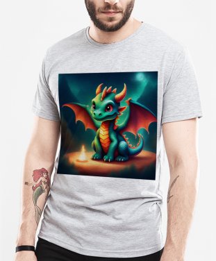 Чоловіча футболка Маленький дракончик. 