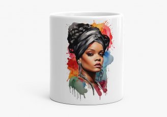 Чашка Портрет співачка Rihanna