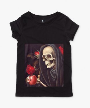 Жіноча футболка Темна Леді і яблуко