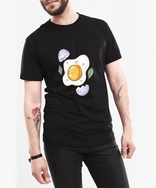Чоловіча футболка круте смажене  яйце