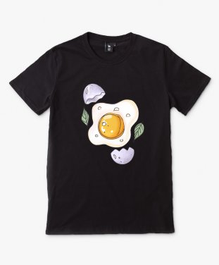 Чоловіча футболка круте смажене  яйце