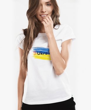 Жіноча футболка Ukraine flag