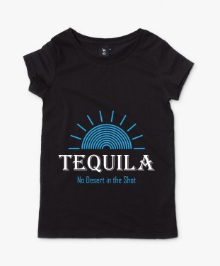 Жіноча футболка Текіла - Ні пустелі в чарці