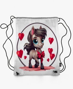 Рюкзак Кінь Поні з Серцем Love Horse