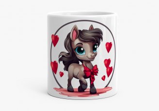 Чашка Кінь Поні з Серцем Love Horse