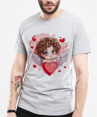 Чоловіча футболка Ангел Кохання Святий Валентин