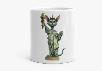 Чашка Кішка Орієнтальна  Statue Of Liberty