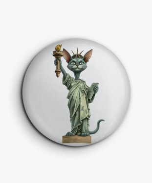 Значок Кішка Орієнтальна  Statue Of Liberty