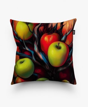 Подушка квадратна Яблука