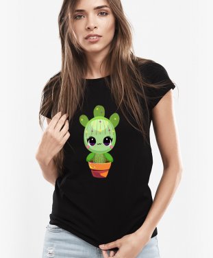 Жіноча футболка милий кактусик