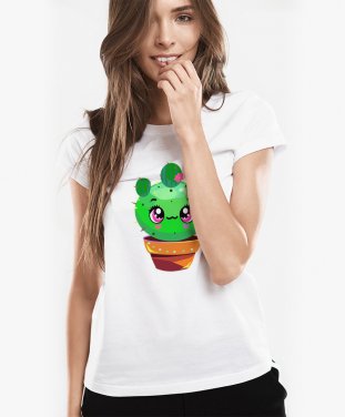Жіноча футболка Зелений кактус