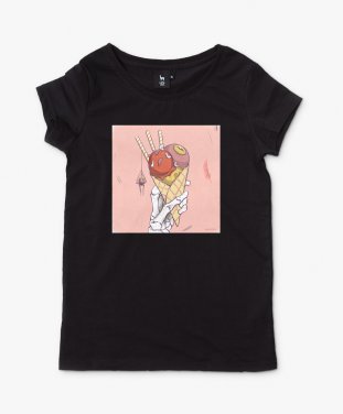 Жіноча футболка Цікаве морозиве
