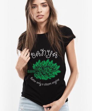 Жіноча футболка Лазня Баня Banya