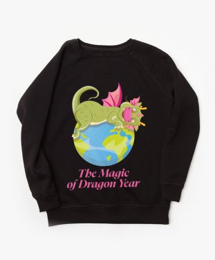 Жіночий світшот The Magic  of Dragon Year, Магія року Дракона
