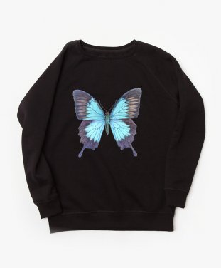 Жіночий світшот Blue butterfly