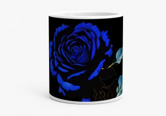 Чашка Блакитна троянда
