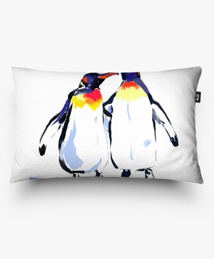 Подушка прямокутна Пінгвіни