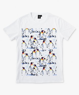 Чоловіча футболка Королівські пінгвіни. Символ сім'ї і кохання