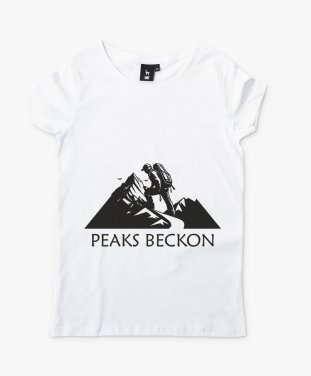 Жіноча футболка Climb. Peaks Beckon