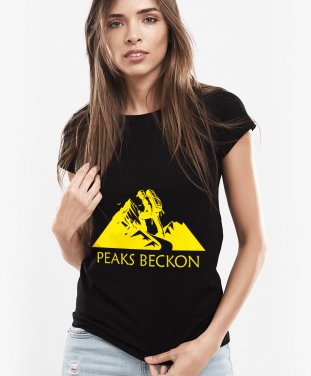 Жіноча футболка Climb. Peaks Beckon