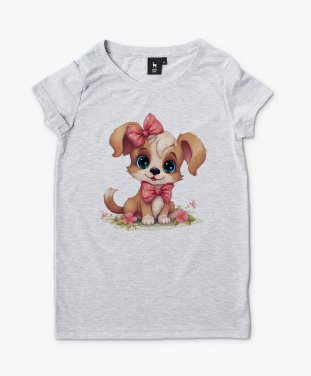 Жіноча футболка Собака Міла