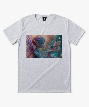 Чоловіча футболка Фентезі Ельф з Метеликом