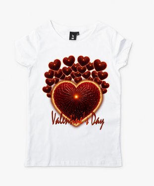 Жіноча футболка Valentine's Day (День Валентина)