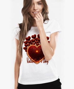 Жіноча футболка Valentine's Day (День Валентина)