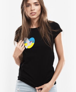Жіноча футболка Голуб миру