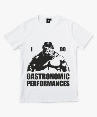 Чоловіча футболка Бегемот Гурман