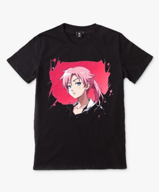Чоловіча футболка Дівчина з рожевим волоссям